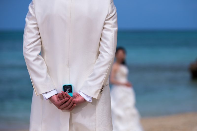 プロポーズシーン