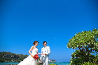 抜けるような空の下