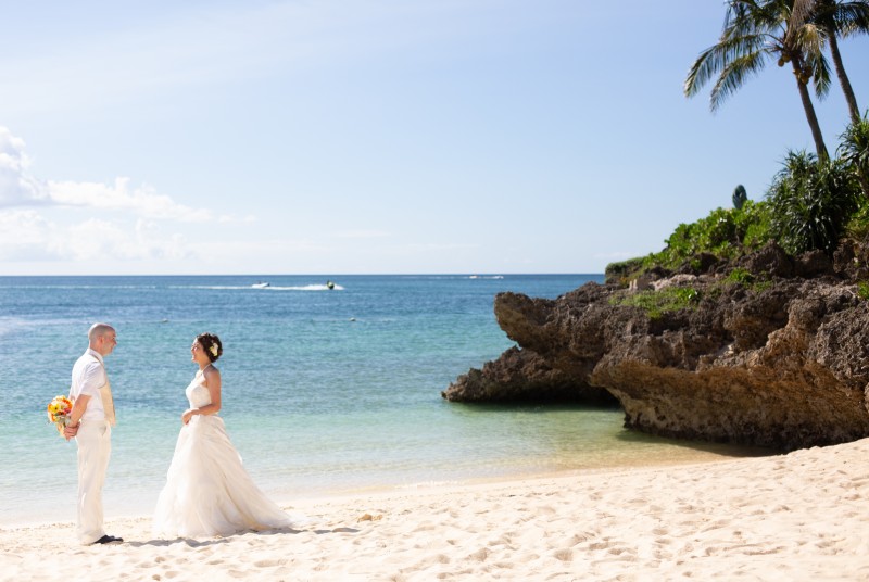 真っ白のビーチ