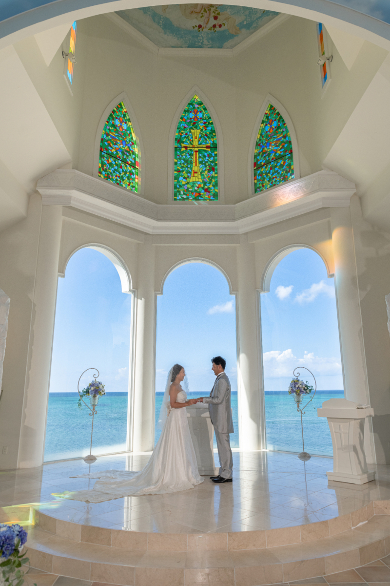 「まるで結婚式のような撮影」