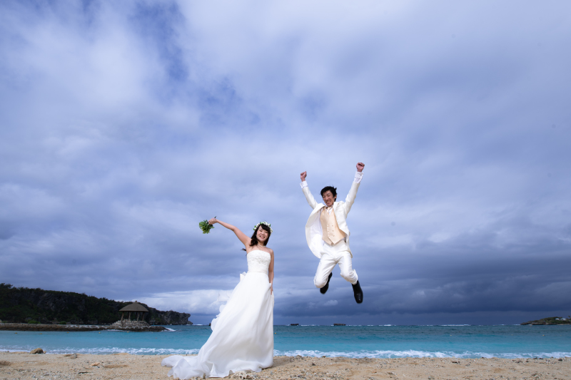 雲と海の対比
