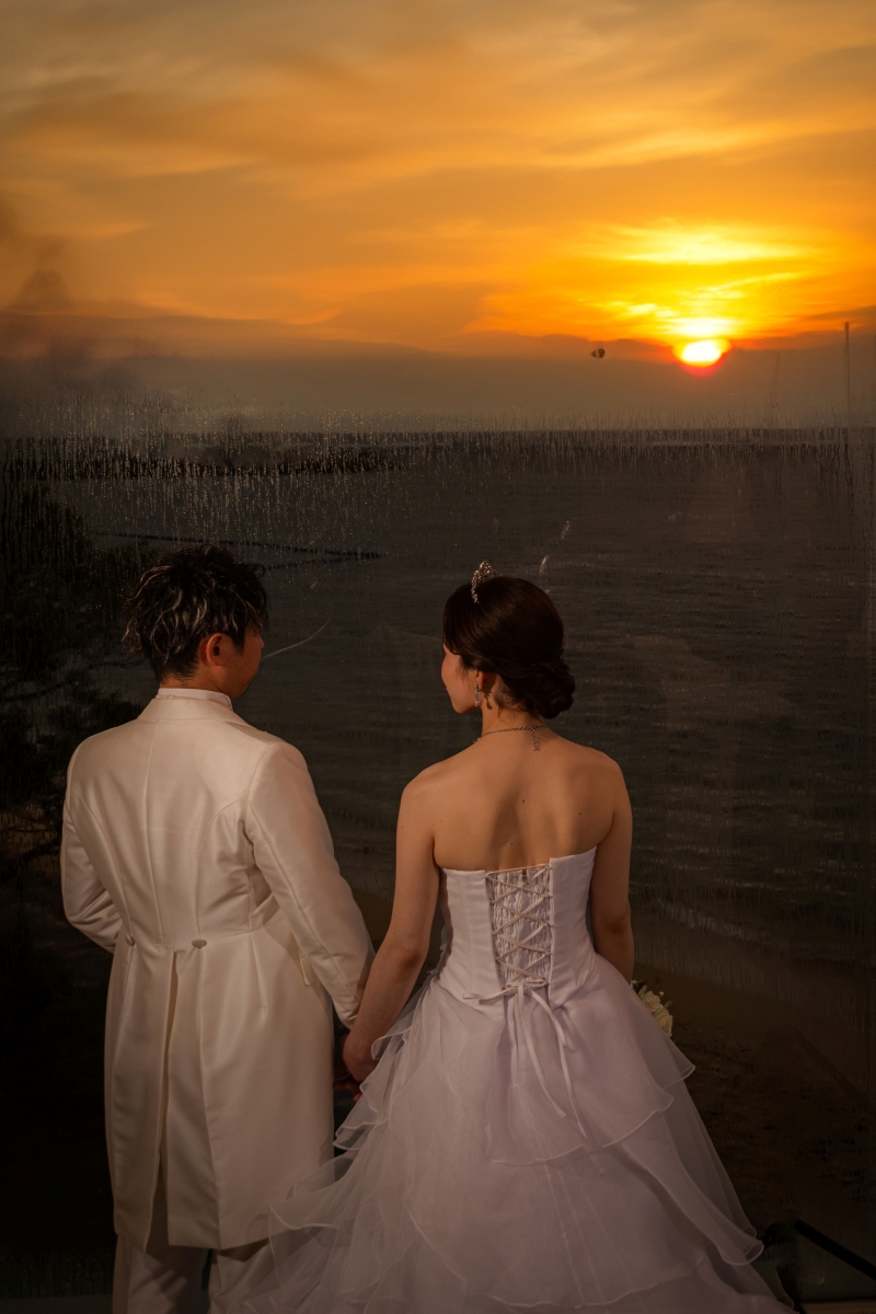 つくりあげたサンセット