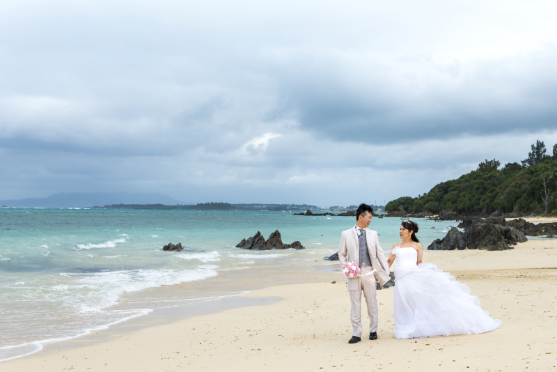 手つかずのビーチ