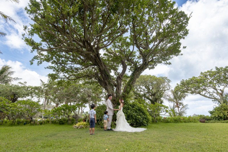 【広報撮影レポート】ムーンビーチは緑も素敵だワンッ