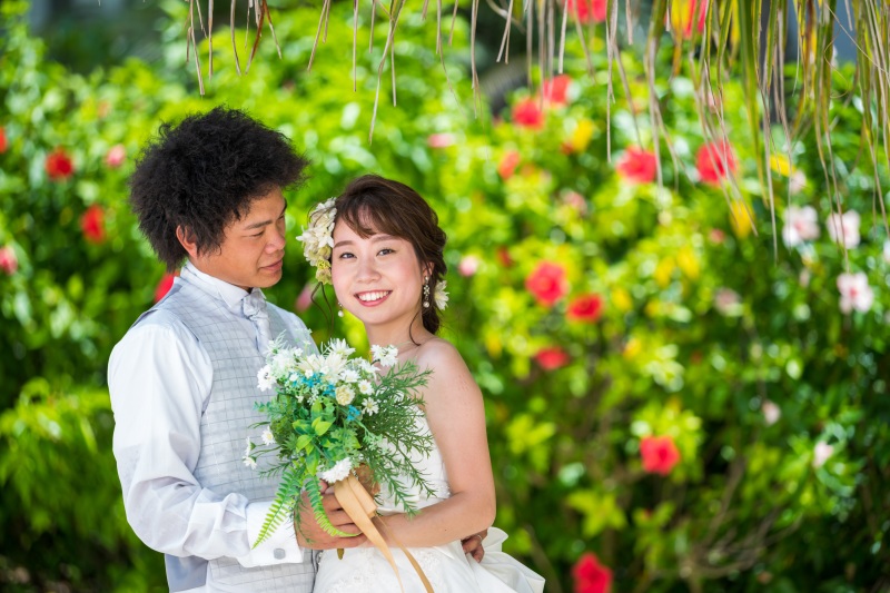 トロピカルな花々