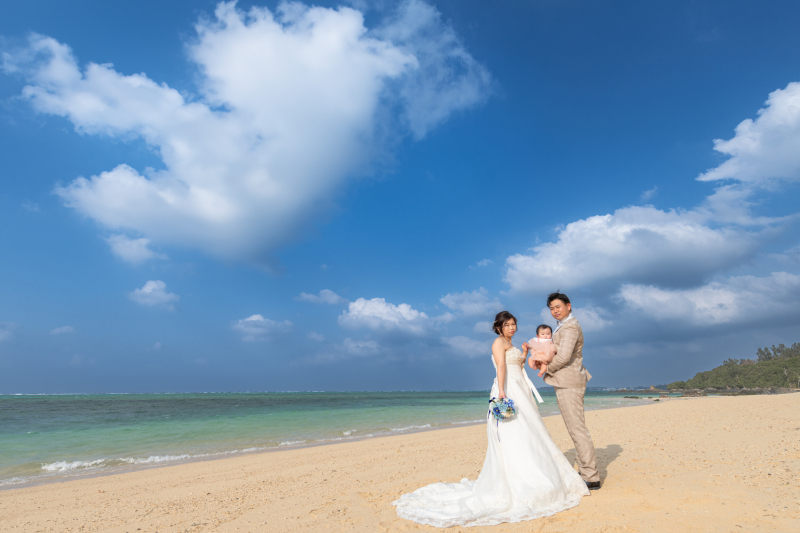 お子様も一緒のファミリーフォト