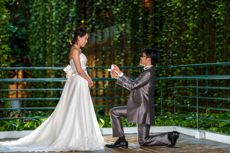 プロポーズシーン