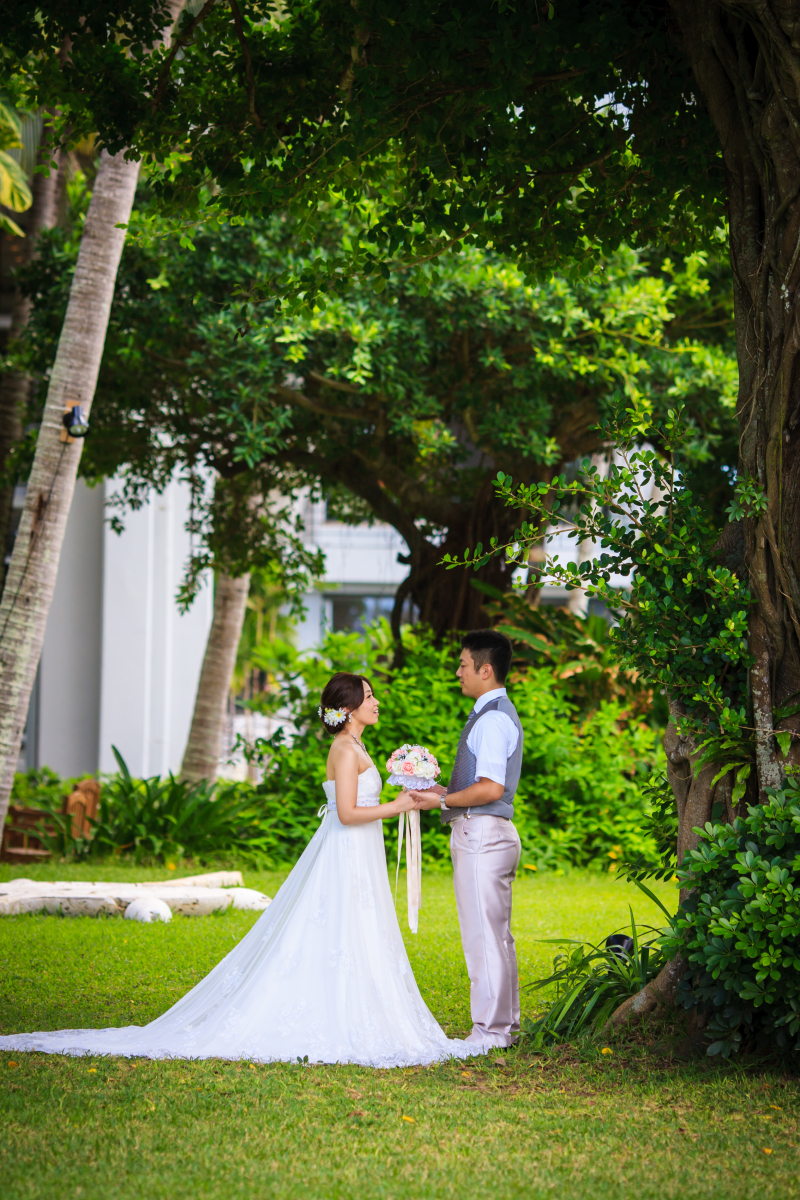 まるでガーデンウエディング