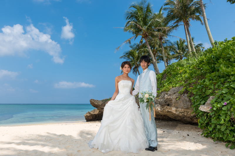 真っ白のビーチ