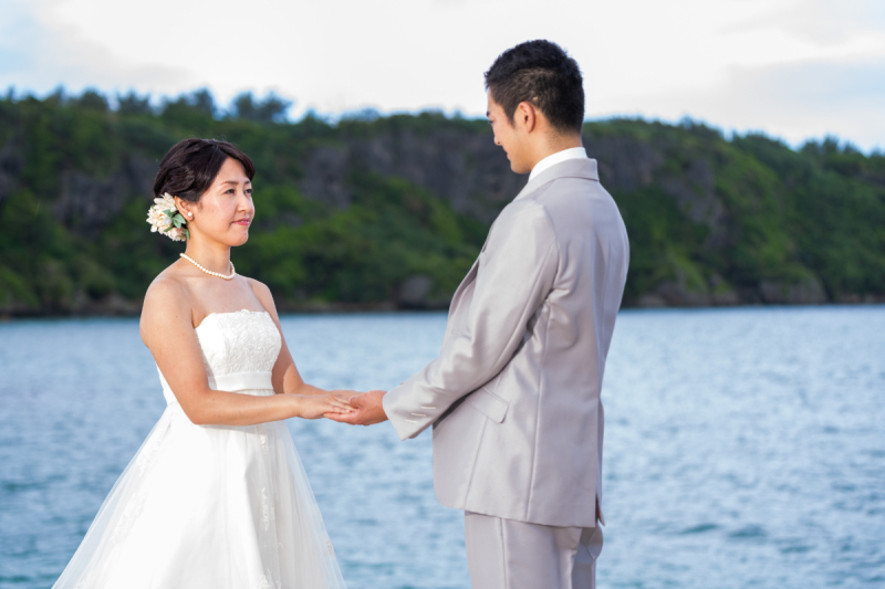 「まるで結婚式のような撮影」