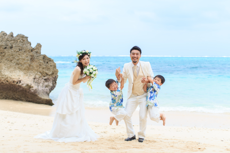 はしゃぐお子様たち