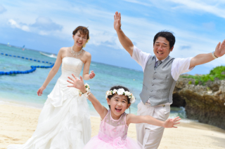 幸せはじける！ファミリーフォト