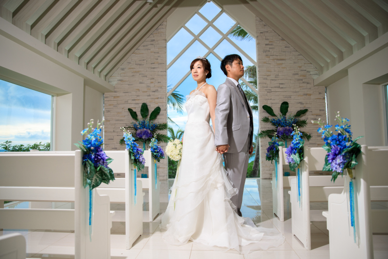 チャペルで大人な１枚