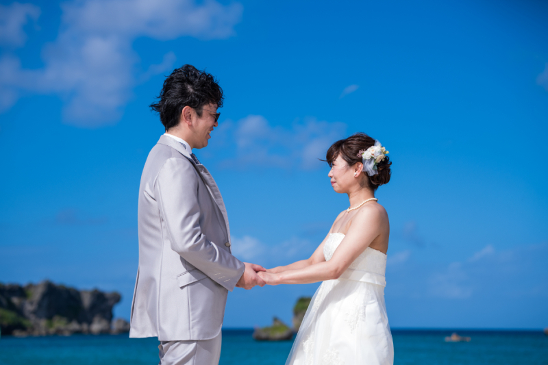 「まるで結婚式のような撮影」