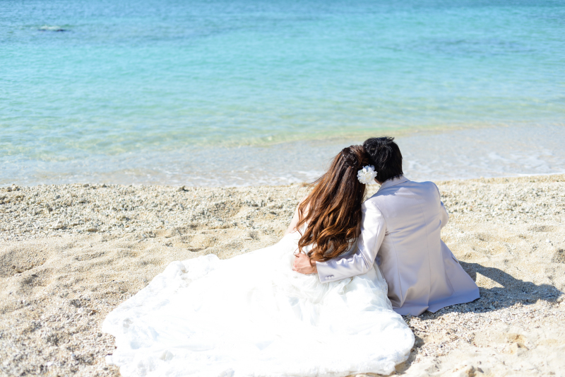 ビーチに寄り添って