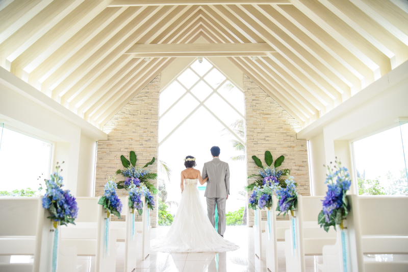 チャペルでの撮影は、より幸せ感が