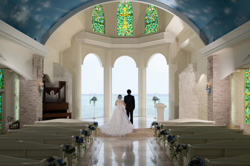 ビーチにとっても近いチャペル