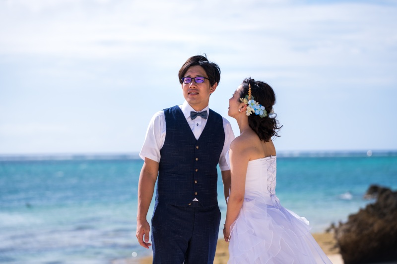 青のコーディネート