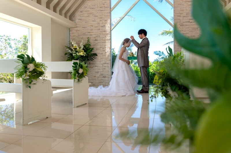 結婚式のように 感動のチャペルセレモニーフォト