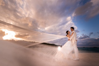 スタジオムーン　Drone & Pictures_安心のスタジオムーン　おんなそんビーチフォト　　