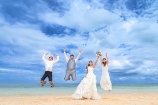 スタジオムーン　Drone & Pictures_ファミリーフォトウエディング