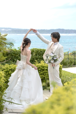 スタジオムーン　Drone & Pictures_チャペルフォト【ムーンビーチプレミアム】