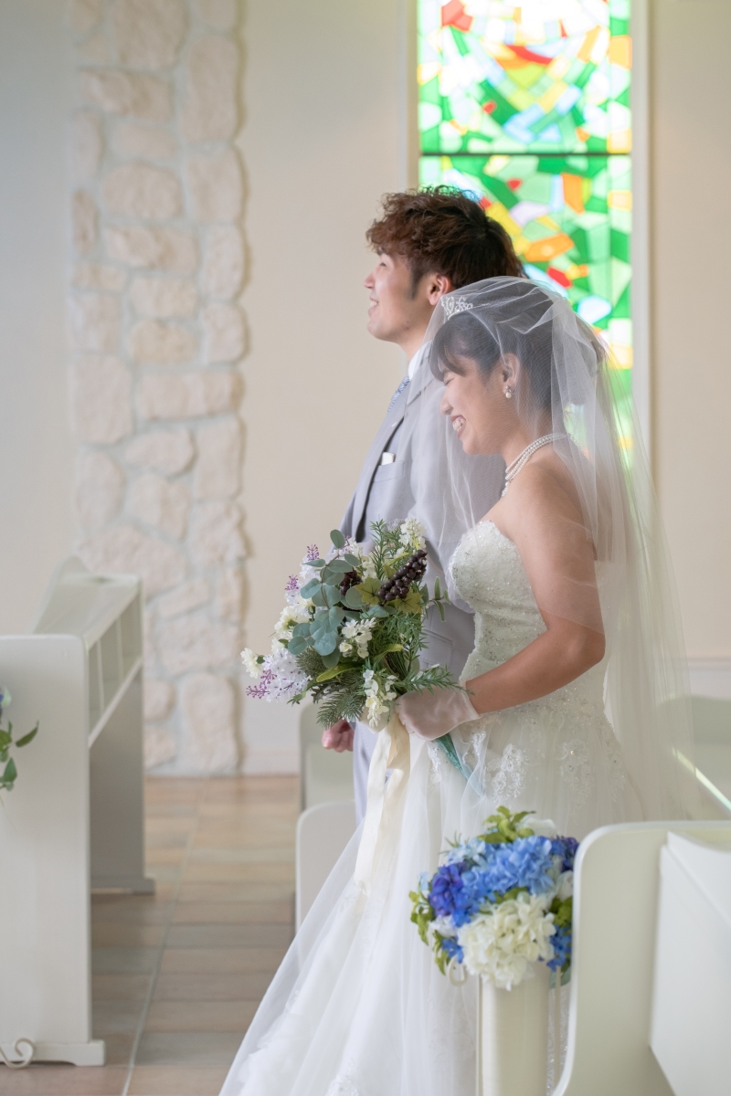11周年記念◉全衣装追加料金なし【結婚式のようなリザンチャペル&ビーチプラン】★ドローン撮影・青空&美肌補正データ100C付