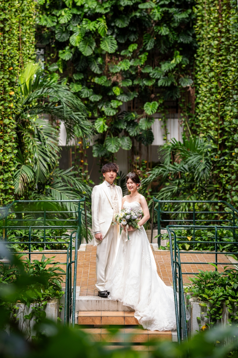 『ムーンビーチアルバムPKG』★アルバム付!ムーンビーチ、ガーデン、館内撮影 安心の衣装追加料金なし!青空&美肌補正2万円分付!