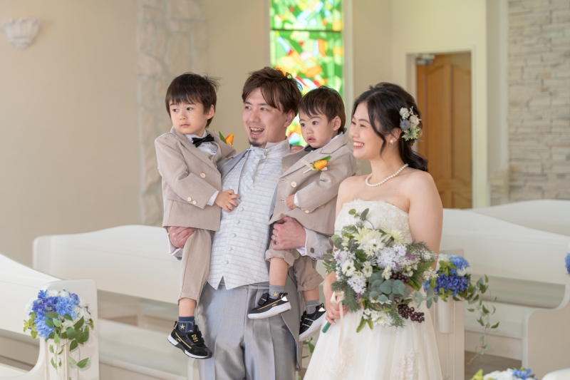 ★10周年記念『恩納村チャペル≪バウリニューアルプラン≫』★安心の衣裳追加代金なし★青空＆美肌補正2万円分付