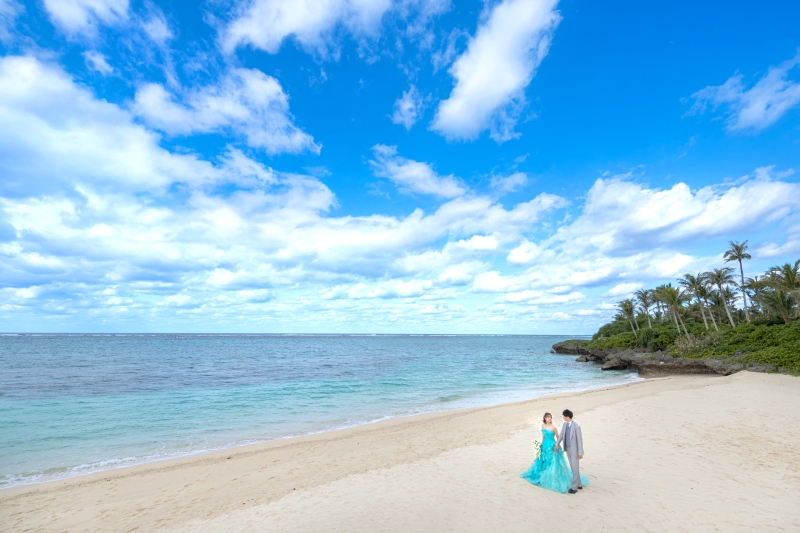 11周年記念◉7月撮影まで◉安心の全衣装追加料金なし【ムーンビーチプレミアムフォト】ビーチ、ガーデン、館内撮影★ドローン半額