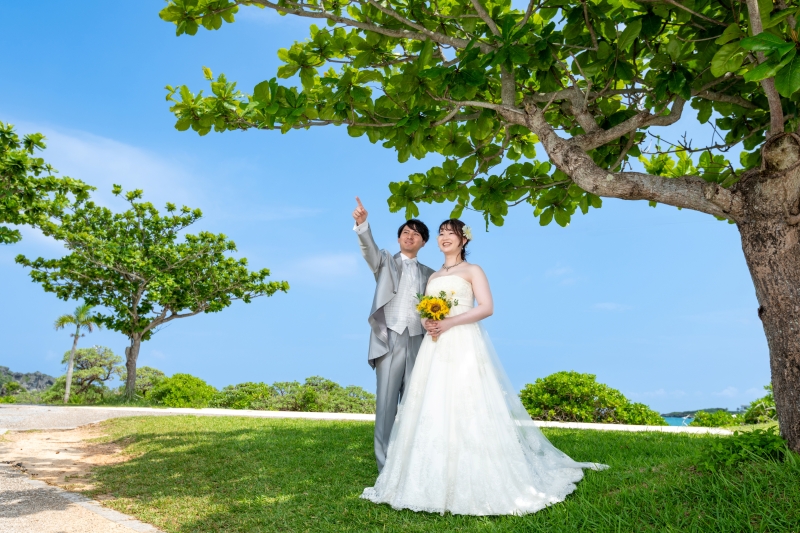 11周年記念◉5-6月撮影◉ドローン写真１C特典【おんなそんビーチフォトSPL】安心の衣裳追加料金なし★青空＆美肌補正2万円分付