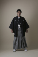 紋付袴　ブラック