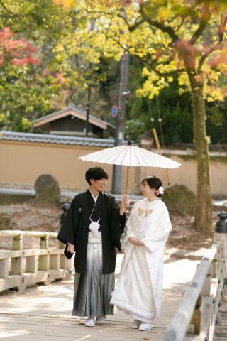 鹿も紅葉も！盛りだくさん撮影