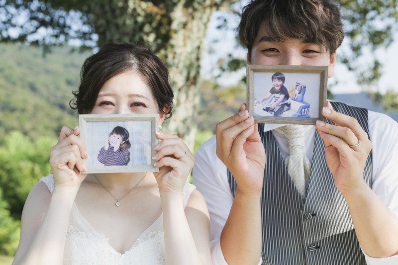 小さい頃の写真と