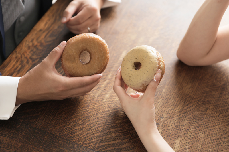 次はドーナツ!