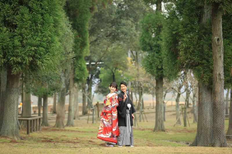 緑の中で、、、