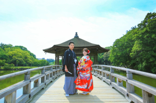 浮見堂＋若草山ロケーション