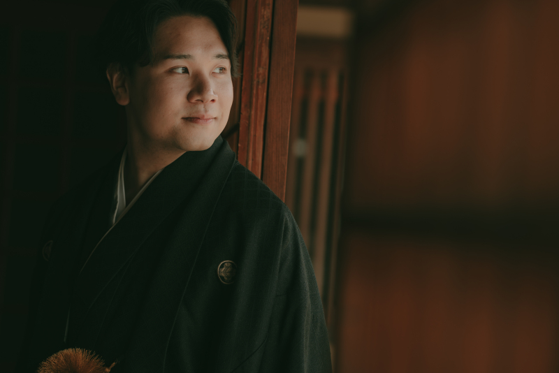 新郎様ショット