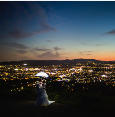 夜景撮影は若草山で