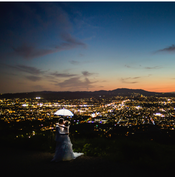 夜景撮影は若草山で