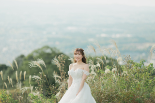 秋の若草山ロケ《洋装》