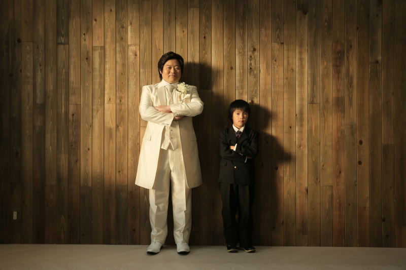 おそろいポーズ