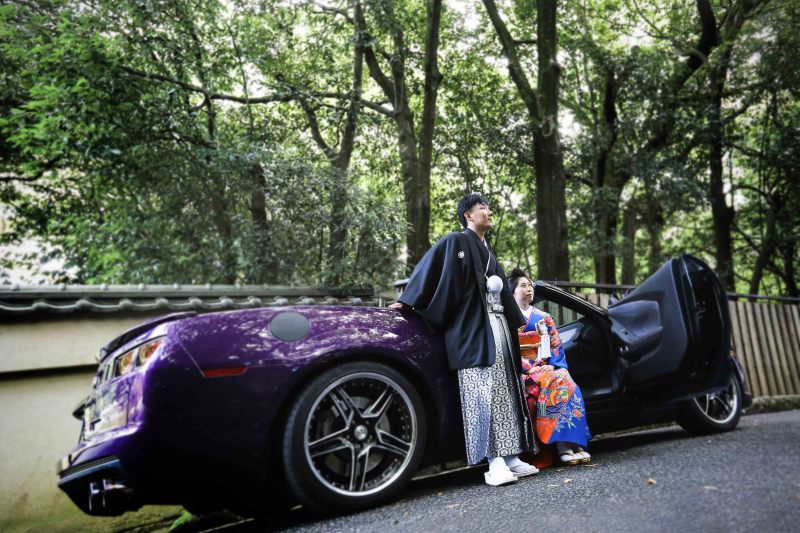 お気に入りの愛車で