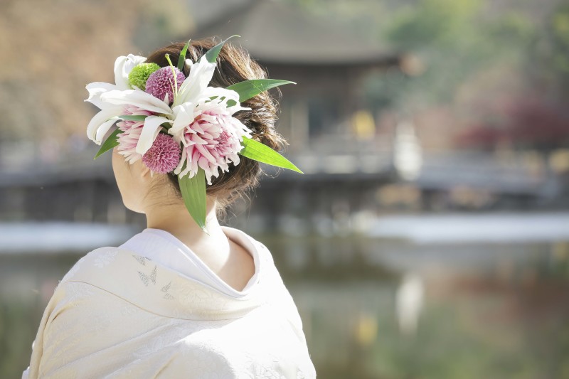 生花でのスタイリング