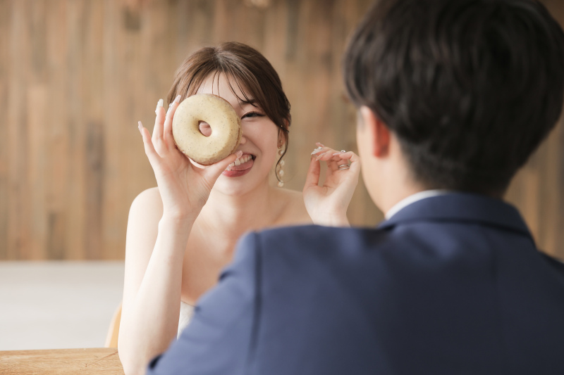 新婦様もちらっ