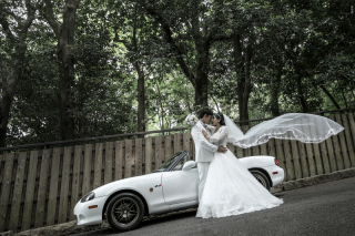 愛車＋洋装ロケーション