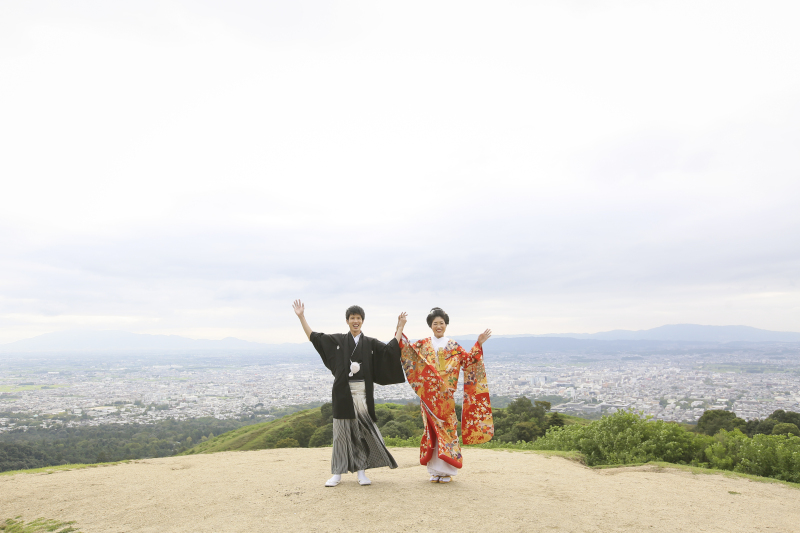 奈良の街を一望できる若草山