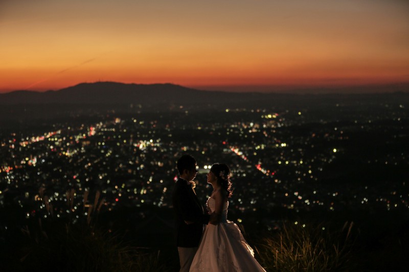 洋装ロケーション奈良公園&若草山夜景