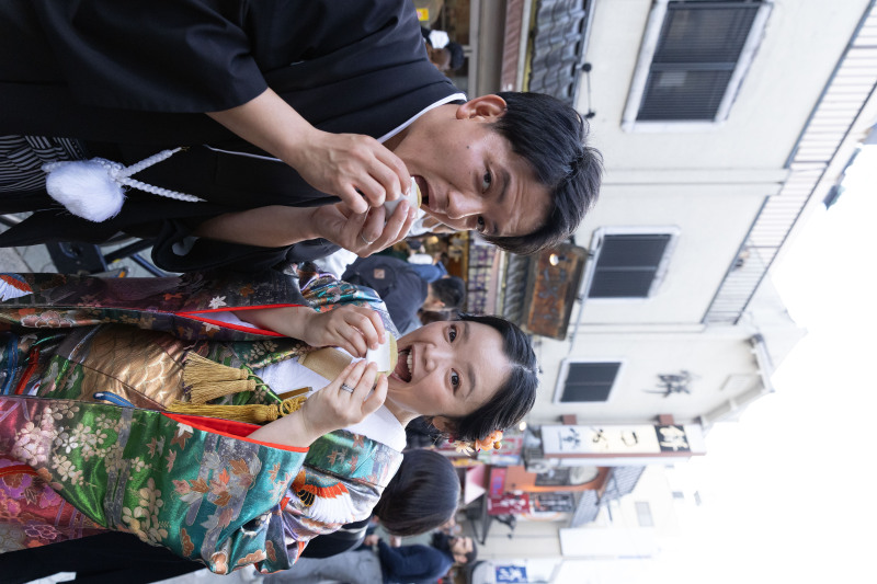 奈良町食べ歩き、幸せをひとくち