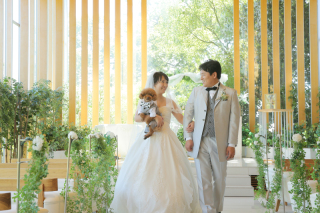 ペットとチャペルで。